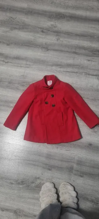Chaquetón niña rojo