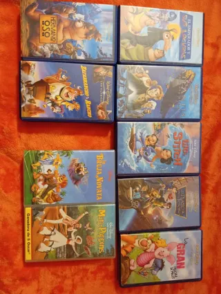 76 Películas Disney Clásicos VHS con revobinador