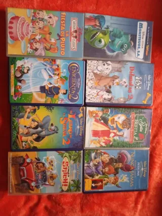 76 Películas Disney Clásicos VHS con revobinador