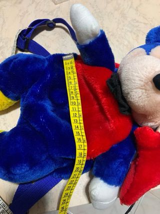 Zainetto in peluche vintage Topolino Disney