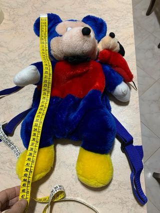 Zainetto in peluche vintage Topolino Disney