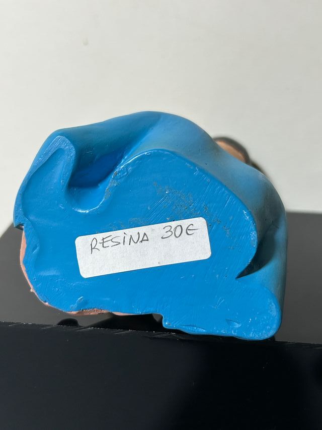 Busto TINTIN & Milú Loto azul