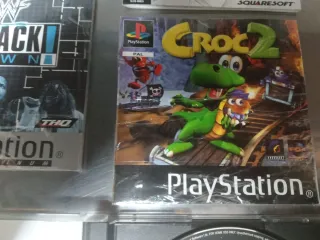 Lote 2 Juegos PS1: WWF Smackdown, Croc 2.