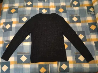 Jersey TEX azul marino cuello caja XL