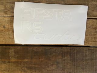 Pegatina Fiesta RS Turbo