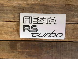 Pegatina Fiesta RS Turbo