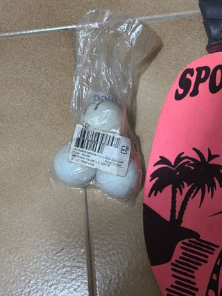 Set 4 racchette da spiaggia con palline