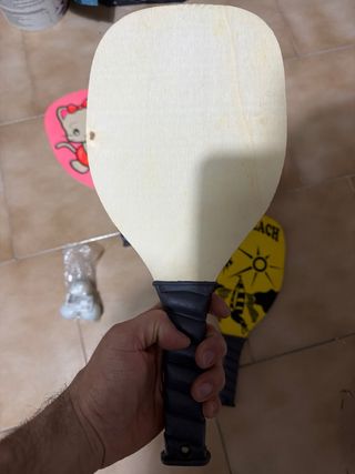 Set 4 racchette da spiaggia con palline