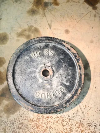 Disco de 20kg 28mm, pesa 20kg