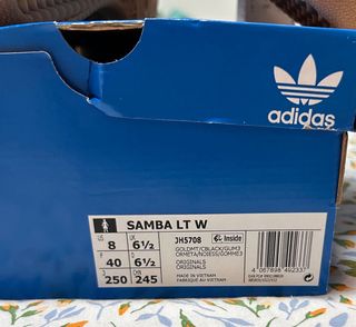 Zapatillas Adidas Samba Doradas Mujer Talla 40