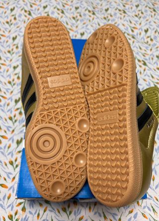 Zapatillas Adidas Samba Doradas Mujer Talla 40