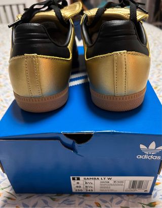 Zapatillas Adidas Samba Doradas Mujer Talla 40