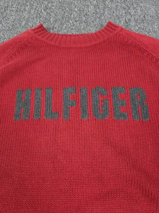 Jersey Tommy Hilfiger Rojo Logo Talla M