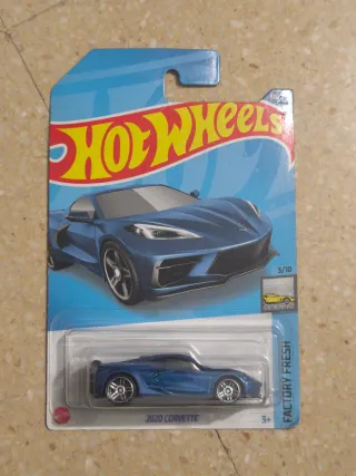 Hot Wheels Corvette 2020 Tarjeta Larga
