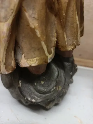 Antiguas figuras belén escuela Olot