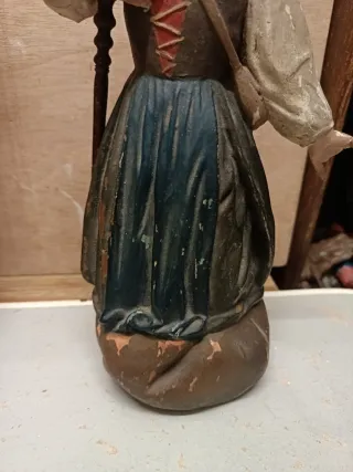 Antiguas figuras belén escuela Olot