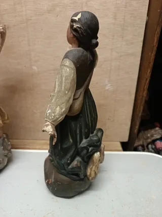 Antiguas figuras belén escuela Olot