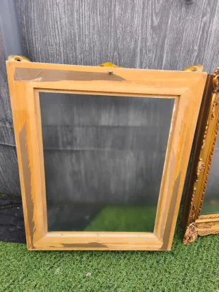 2 Marcos Dorados Antiguos Estilo Barroco