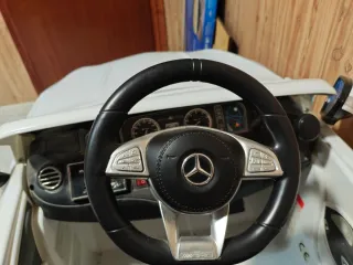 Coche Batería Mercedes Blanco