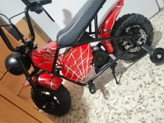 Moto Eléctrica Infantil Spiderman