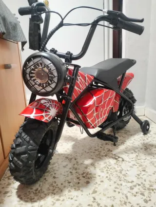 Moto Eléctrica Infantil Spiderman