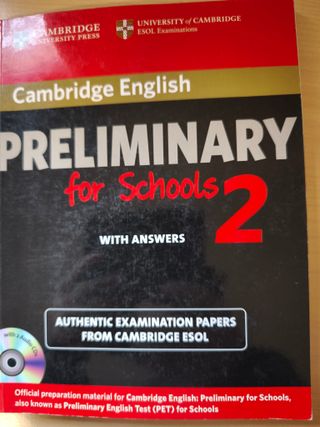 Preliminary B1 for school 2