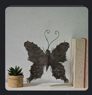 Figura Mariposa Decorativa Pared