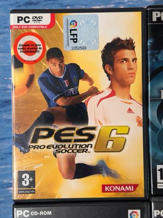 Lote 6 Juegos PC: PES 6, Pariah, Emergence, Total