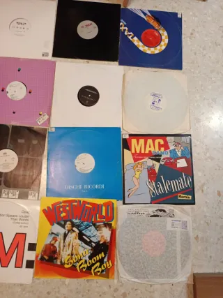 Lote 20 Vinilos Disco Electro Dance