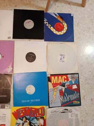 Lote 20 Vinilos Disco Electro Dance