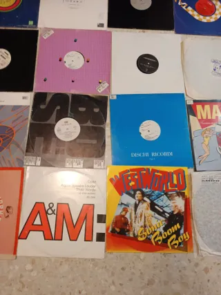 Lote 20 Vinilos Disco Electro Dance