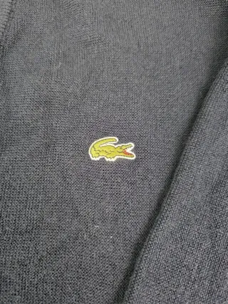 Cárdigan Lacoste Azul Marino Talla XL