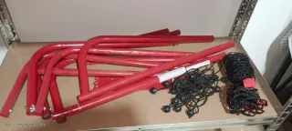 Portería de entrenamiento roja