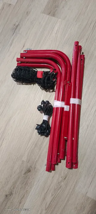 Portería de entrenamiento roja