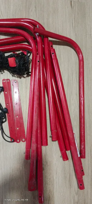 Portería de entrenamiento roja