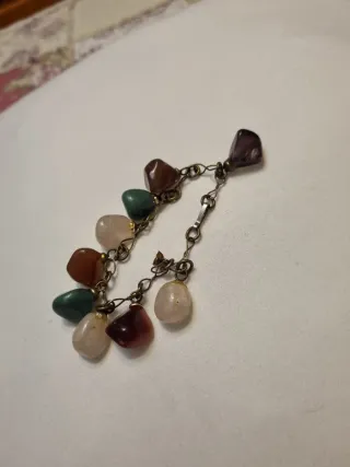 Pulsera Vintage Piedras Naturales Semipreciosas
