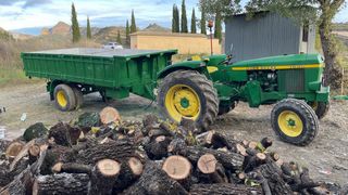 Tractor John Deere 1635 con pala