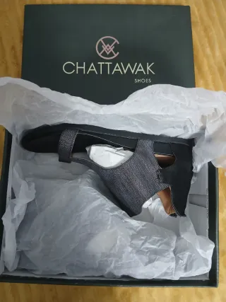 Sandalias  Mujer Negro/Plata