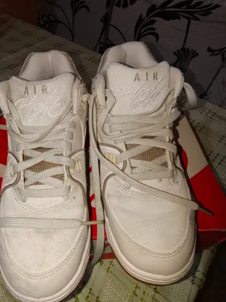 Zapatillas Nike Air Beige/Blanco Talla 42