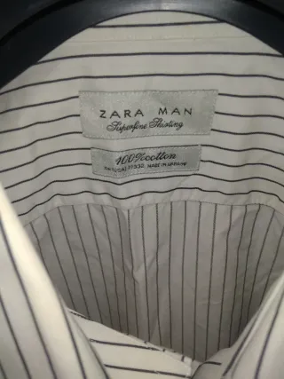 Camisa de Rayas Talla L de hombre Zara Man