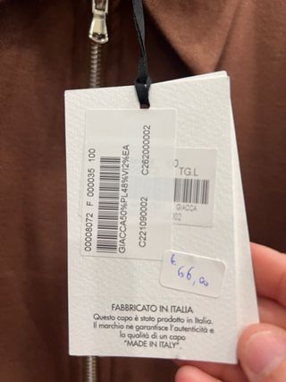 Giacca ZIMO donna marrone con zip