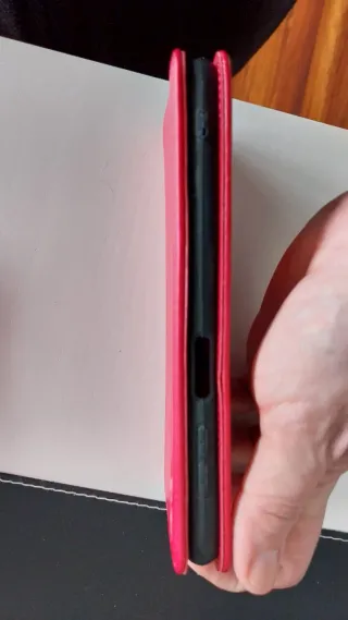 Funda Samsung A23 Rosa tipo cartera