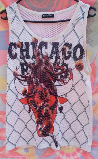 BLACK FOX CAMISETA CHICAGO BULLS DE BALONCESTO TM