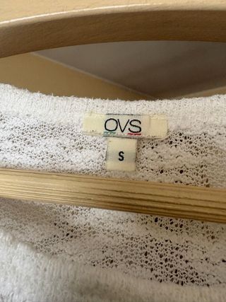 Sudadera OVS mujer estampado azul S