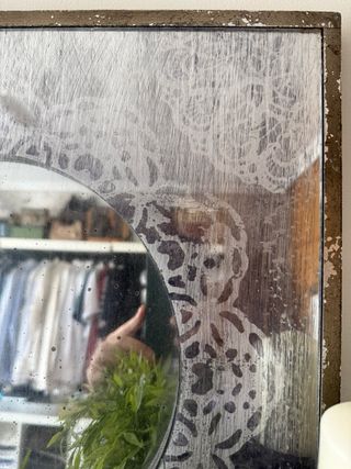 Espejo Becara 50x50cm Envejecido