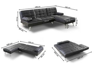 NUEVO!!SOFA CAMA CHAISE LONGUE KEREN A 203€