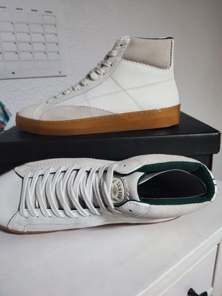 Zapatillas Scotch & Soda Piel Blancas Talla 44