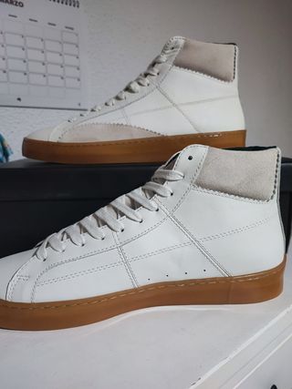 Zapatillas Scotch & Soda Piel Blancas Talla 44