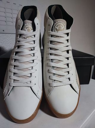 Zapatillas Scotch & Soda Piel Blancas Talla 44