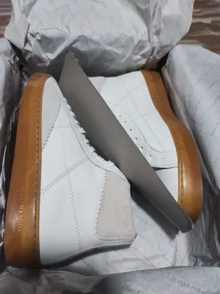 Zapatillas Scotch & Soda Piel Blancas Talla 44